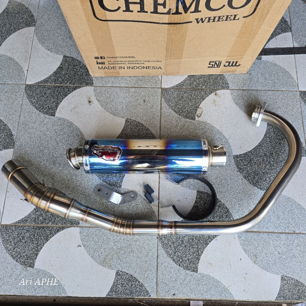 PROMO knalpot R9 NEW MUGELLO original BAJAJ PULSAR 200 NS 200NS fullsystem