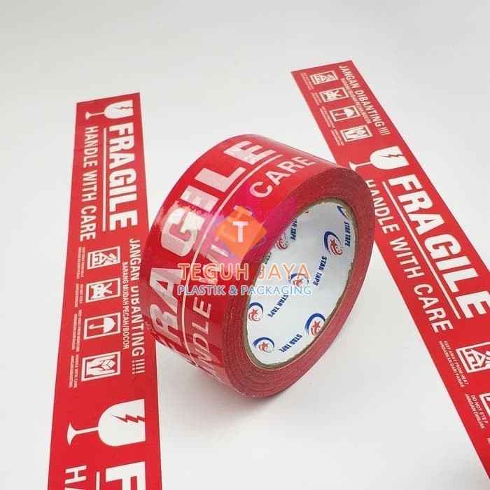 

Lakban Isolasi Fragile Selotip Jangan Dibanting Merah