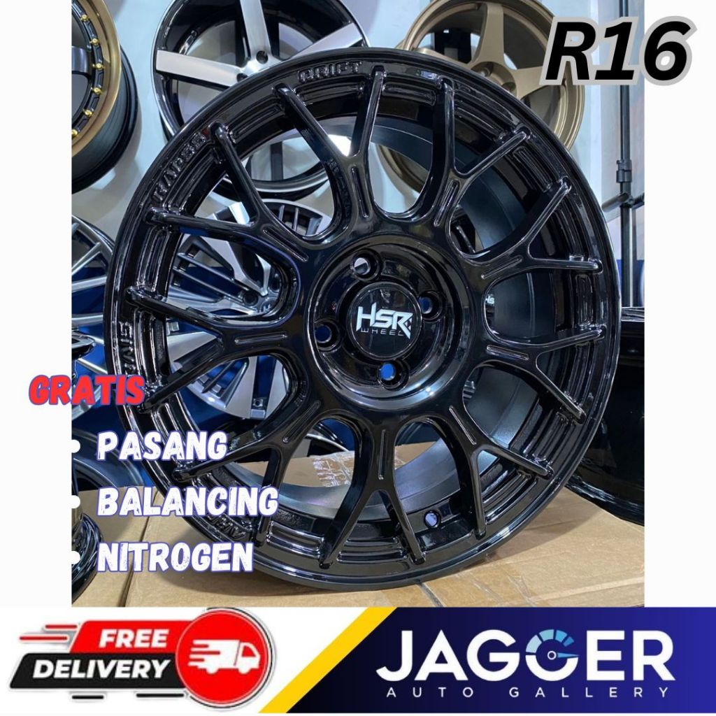 Velg mobil ring 16 tipe hsr rai s5 h4x100 r16