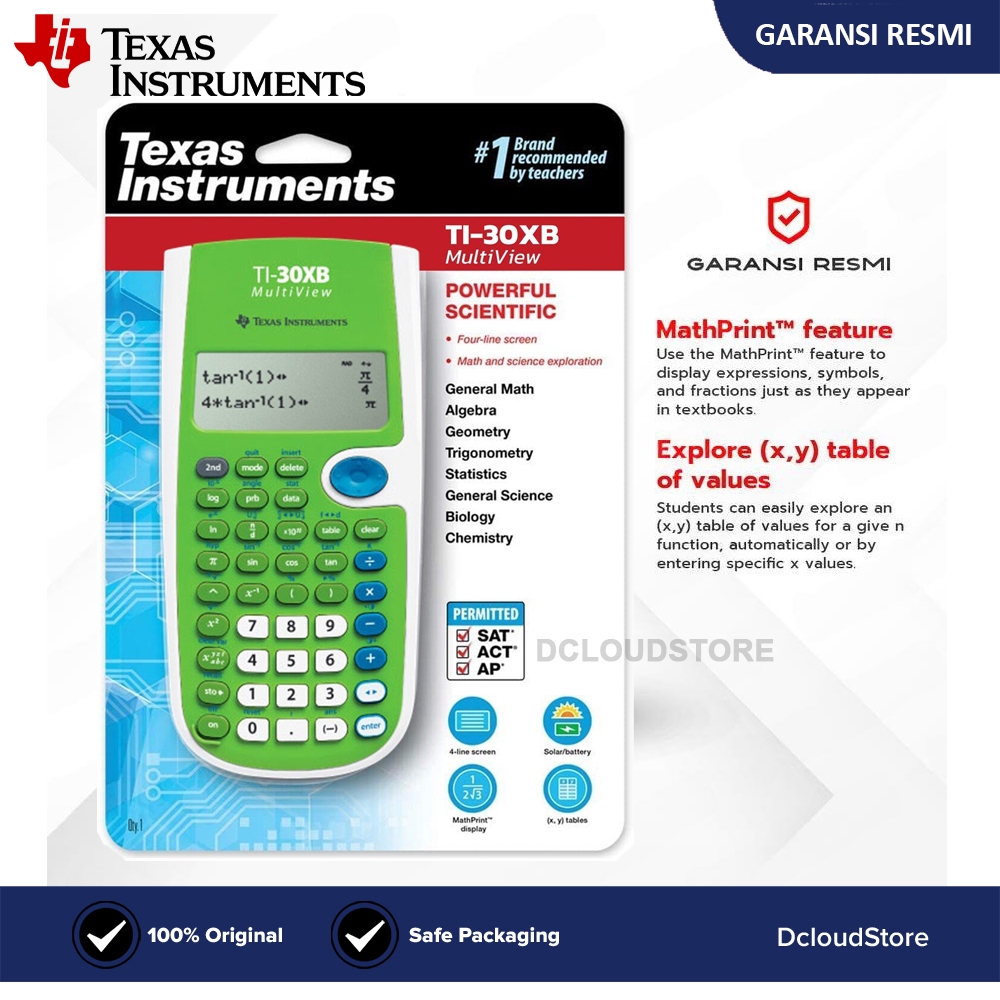 

Kalkulator Original Texas Instruments TI 30XB Scientific Calculator TI 30 XB