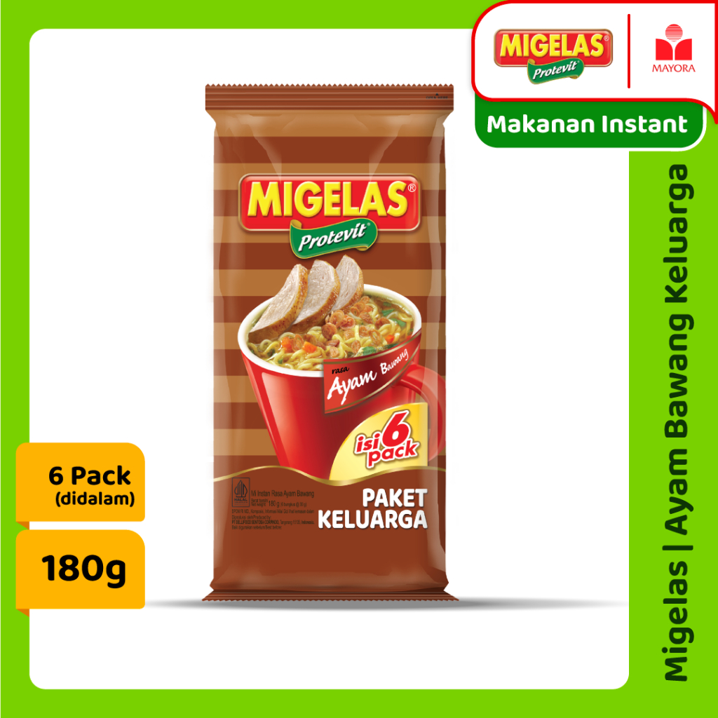 

Migelas Ayam Bawang Paket Keluarga 6 Sachets