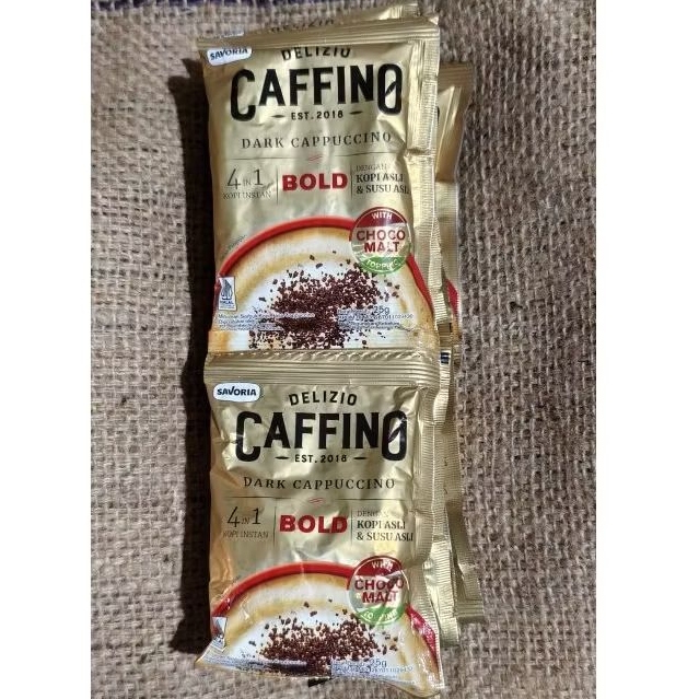 

Kopi Caffino Dark Cappucino Renceng isi 10sct