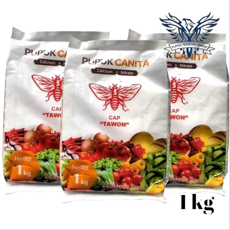 Canita Pupuk Tawon 1kg Kalsium Nitrat Dan Nitrogen Pupuk Untuk pertumbuhan Tanaman Tawon