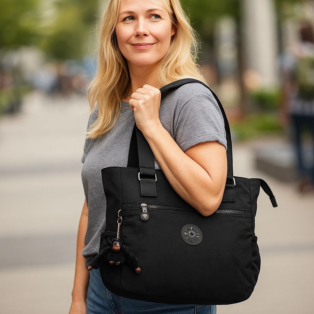 Tas Tote Jinjing Wanita Travel Bag KL 2530 Besar Original Kipling Travel Bag