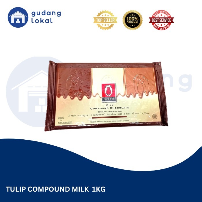 

Tulip Milk Chocolate Compound 1kg