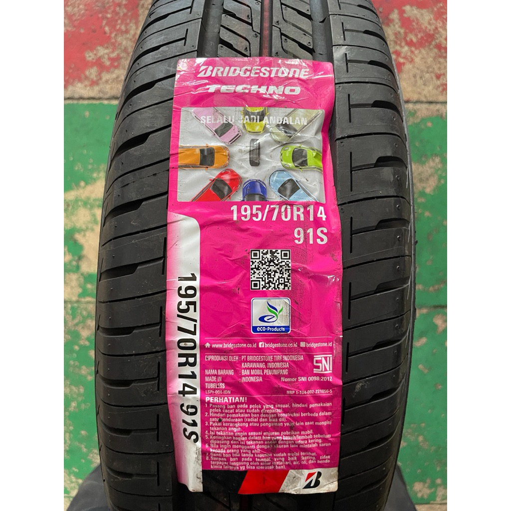 Ban Bridgestone Techno 195/70 R14 ( 2022 )
