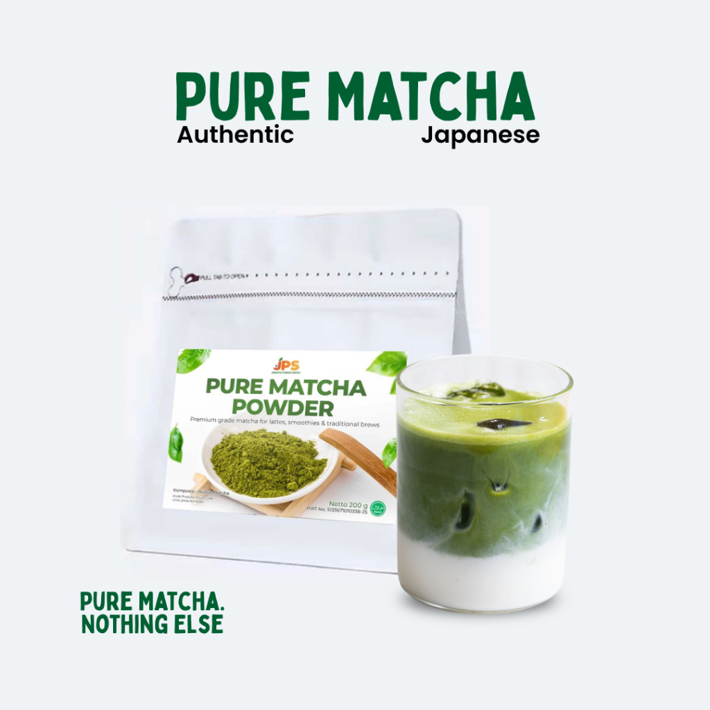 

Pure Matcha Powder JPS 200 GR - Powder Matcha