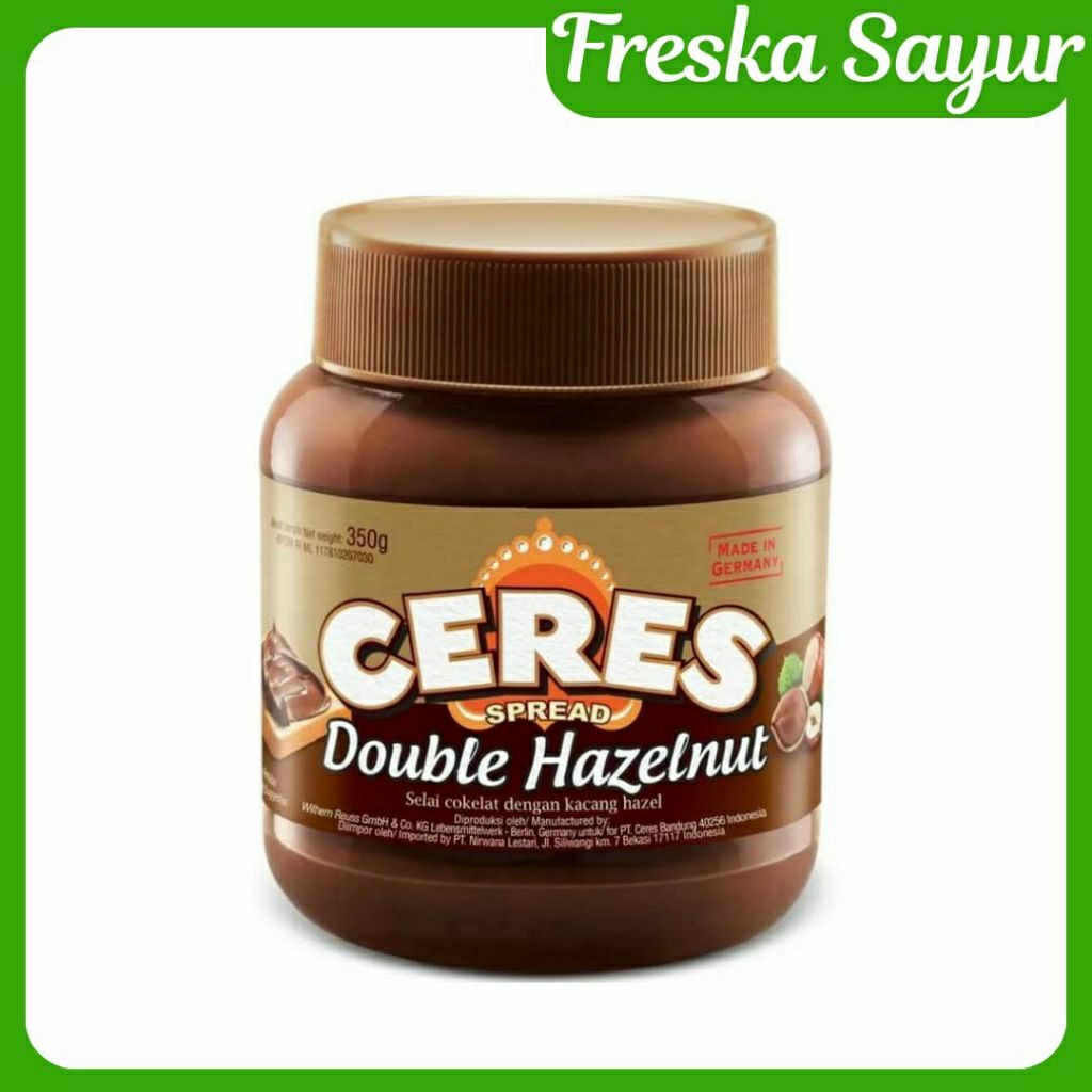 

Ceres Spread Double Hazelnut 350 gr