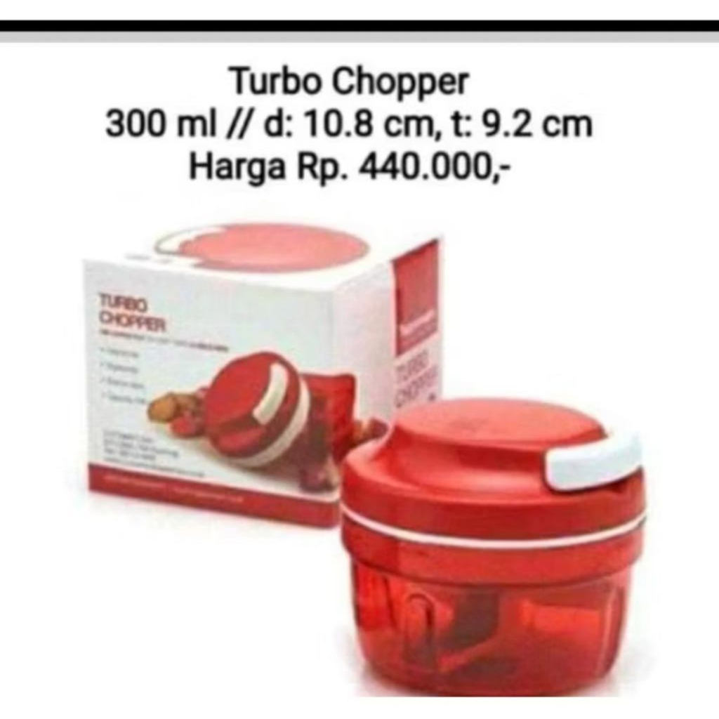 ORI-New Tupperware Turbo Chopper