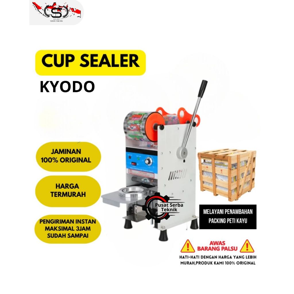 CUP SEALER KYODO ORIGINAL SEMUA UKURAN CUP