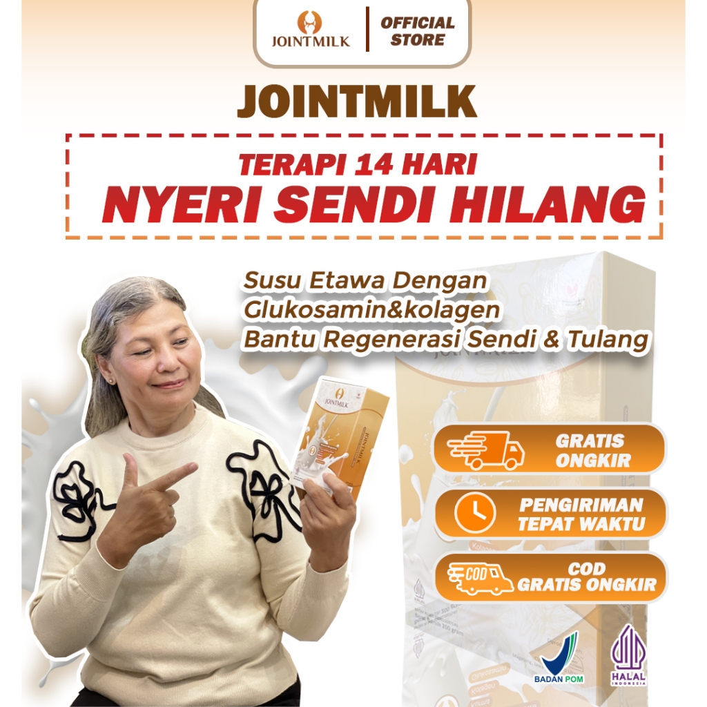 

JOINTMILK Susu Etawa – Efektif Atasi Nyeri Sendi&Tulang dalam 14 Hari No.1 Glukosamin+Kolagen
