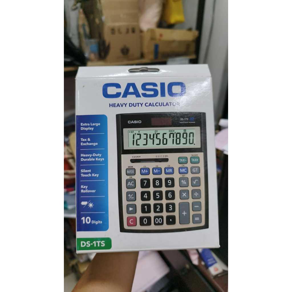 

Casio ds 1 tes heavy duty kalkulator ( tombol tebal ) awet ga mudah error