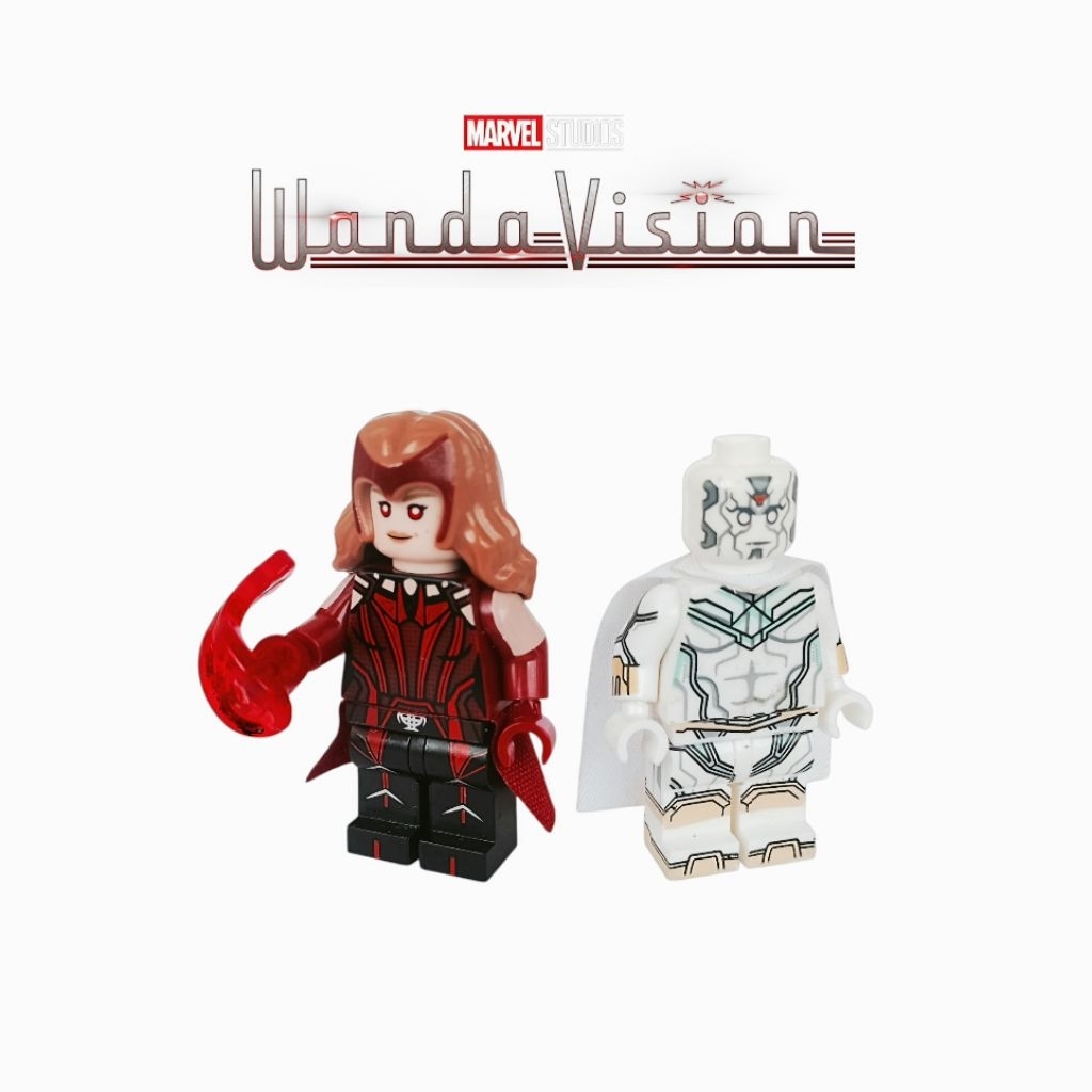 Minifigure Scarlet Witch & Vision | Wanda Vision | MARVEL