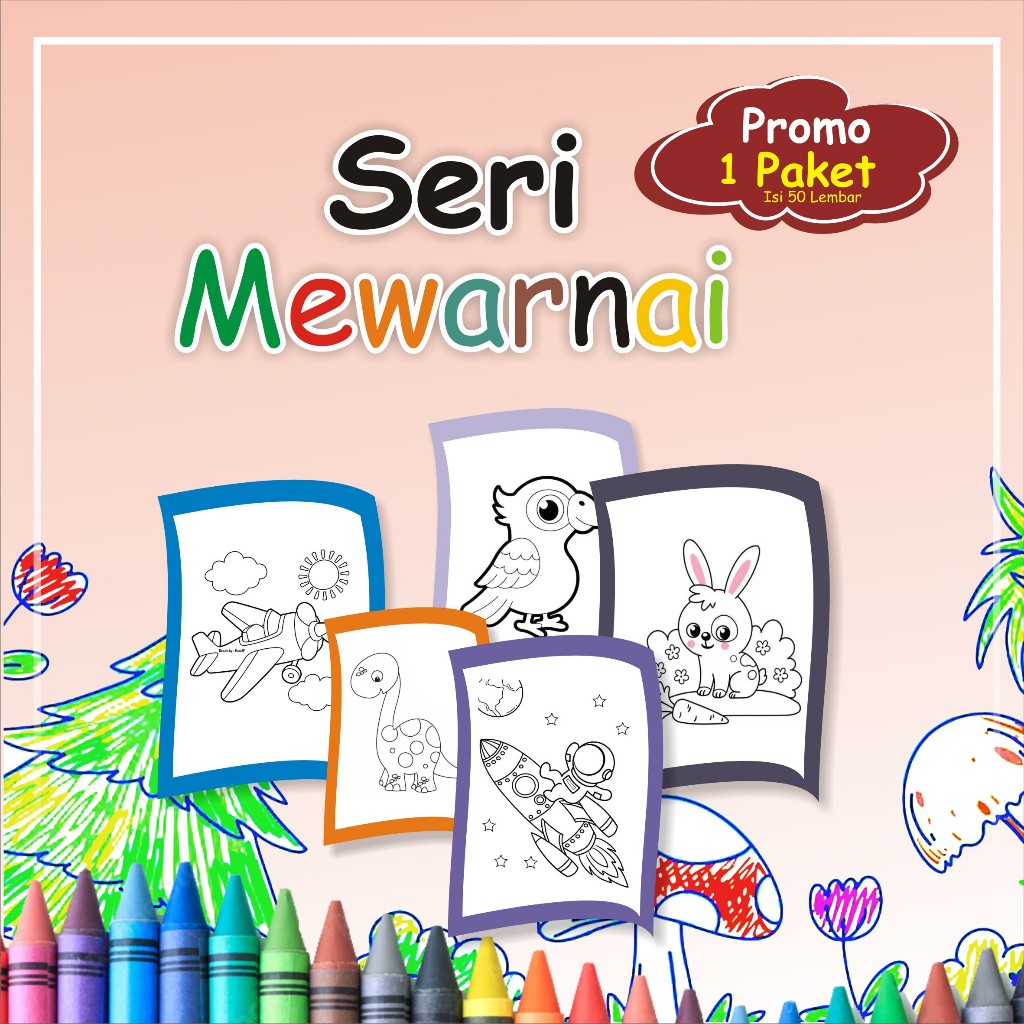 

Worksheet Lembar Kerja Mewarnai Anak TK Paud