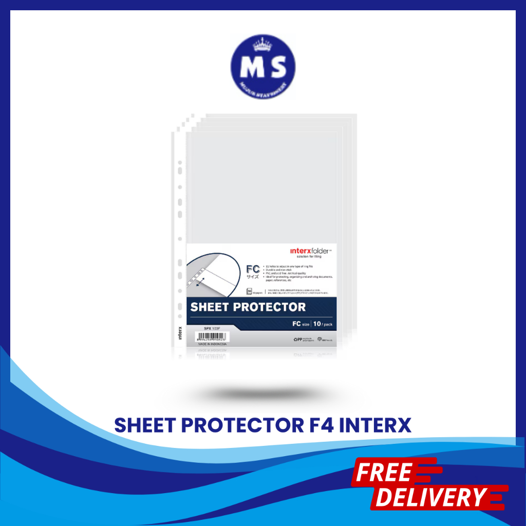 

INTERX SHEET PROTECTOR FC SPX100F