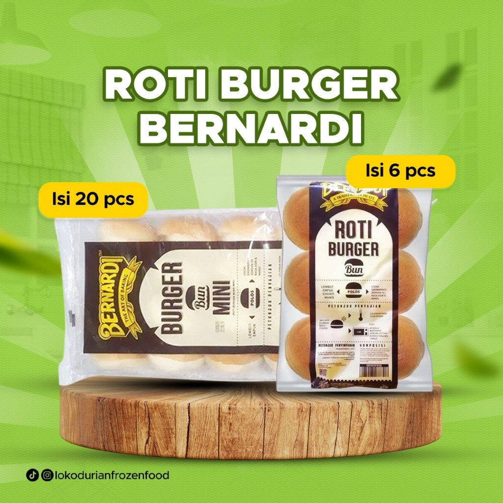 

Roti Burger Bernardi - polos isi 6