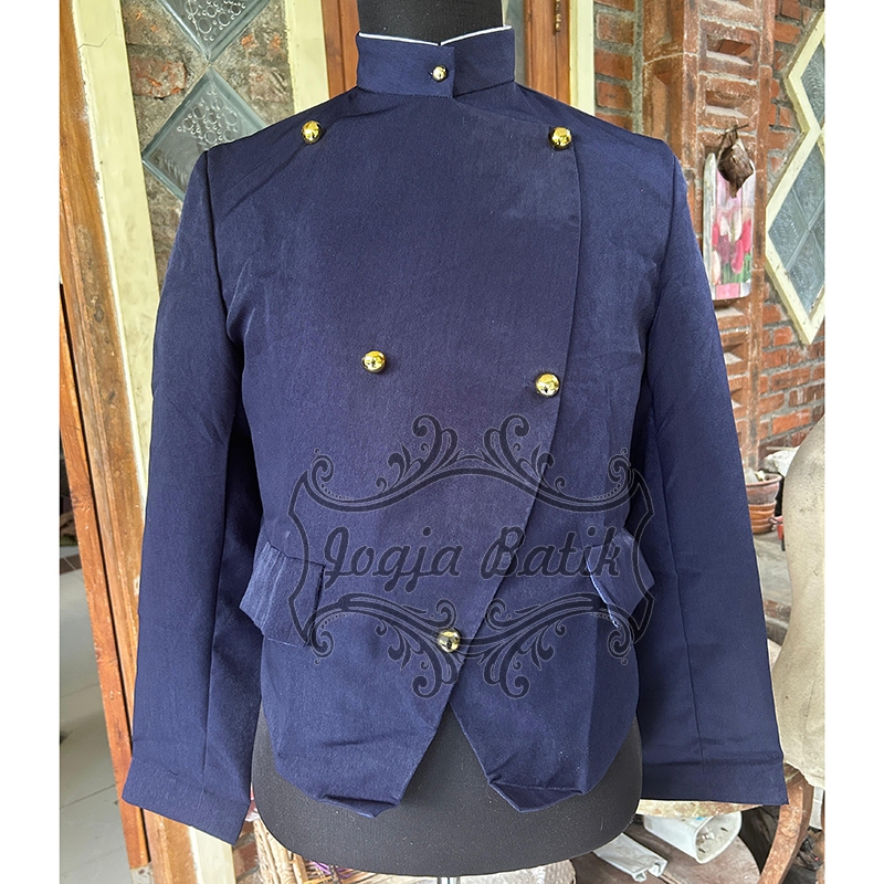 Beskap Solo Biru Navy