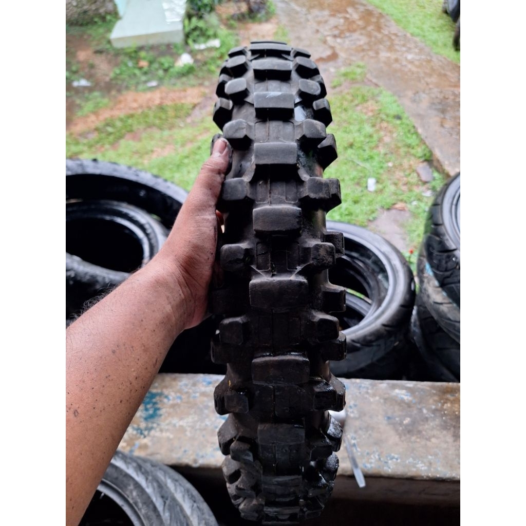 BAN TRAIL COPOTAN STANDARAN KLX CRF  UKURAN 100/100  RING 18