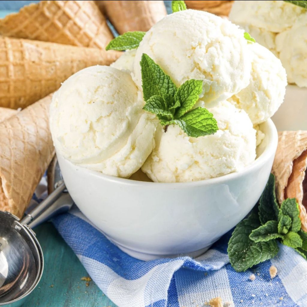 

Vanilla ice cream