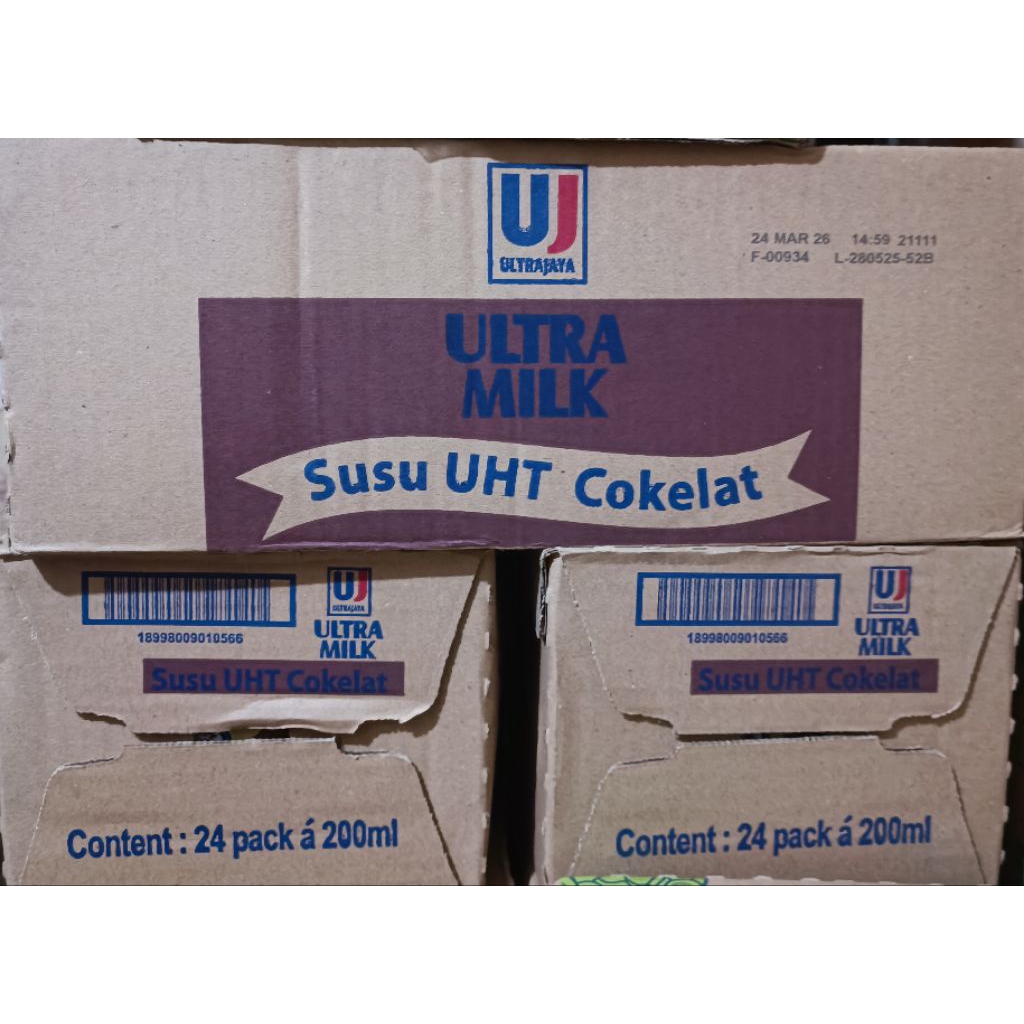 

Susu ultra cokelat 200 ml
