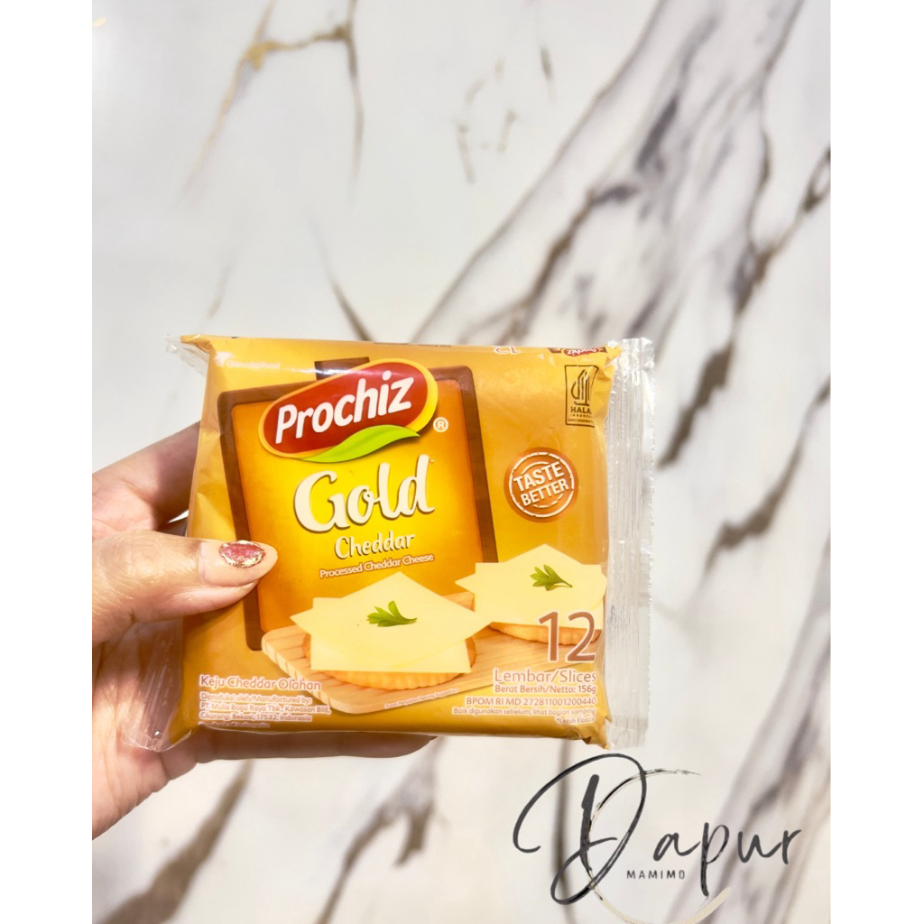 

Keju Prochiz Gold Cheedar 12 lembar