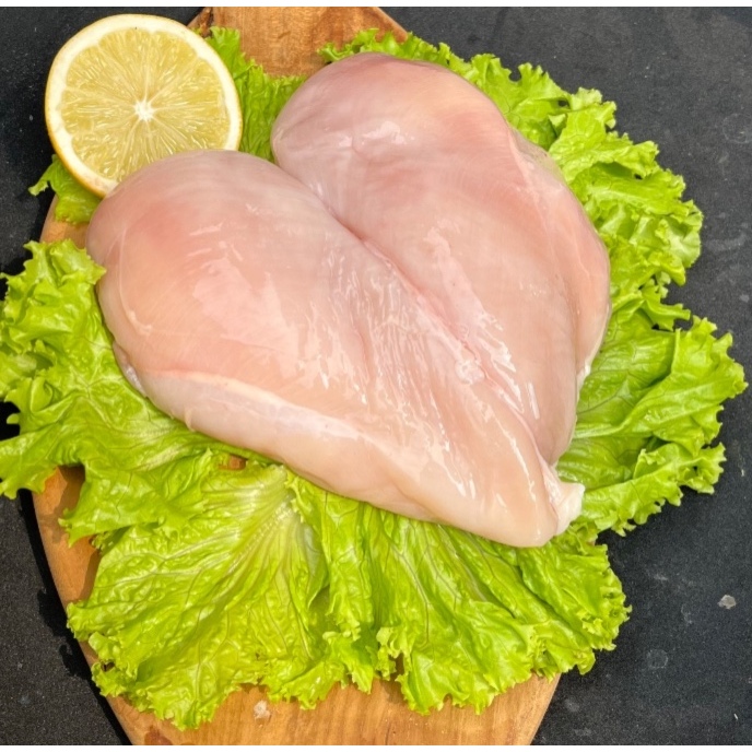 

Dada ayam fillet segar sudah bersih dari tulang kulit 1kg