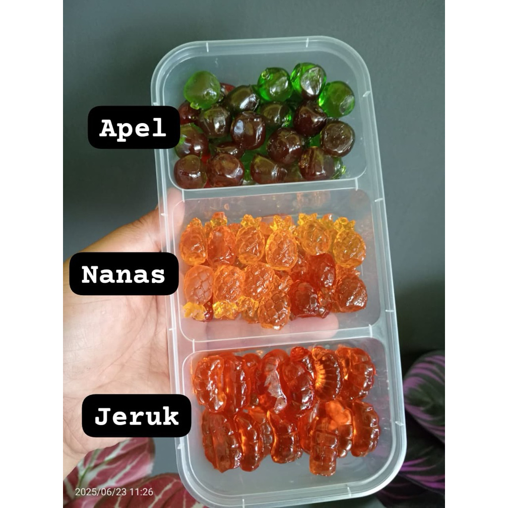 

permen jelly sekat 3 murah meriah