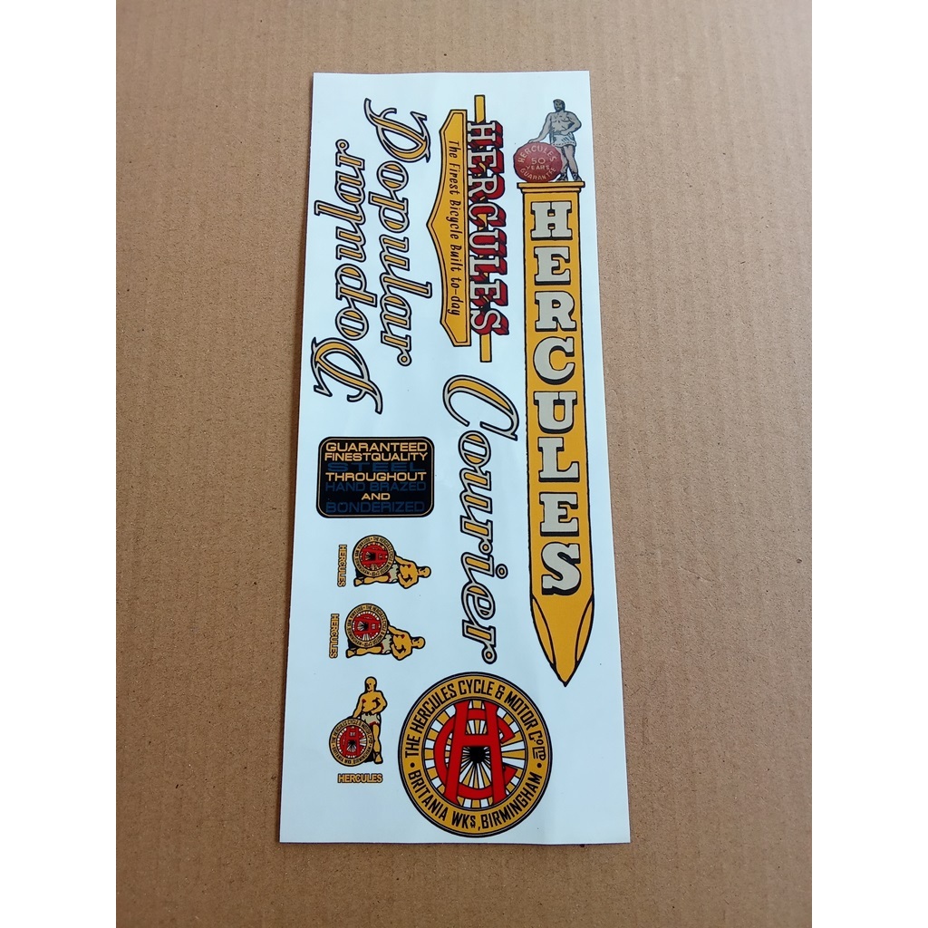 Stiker sepeda onthel Hercules Vynil