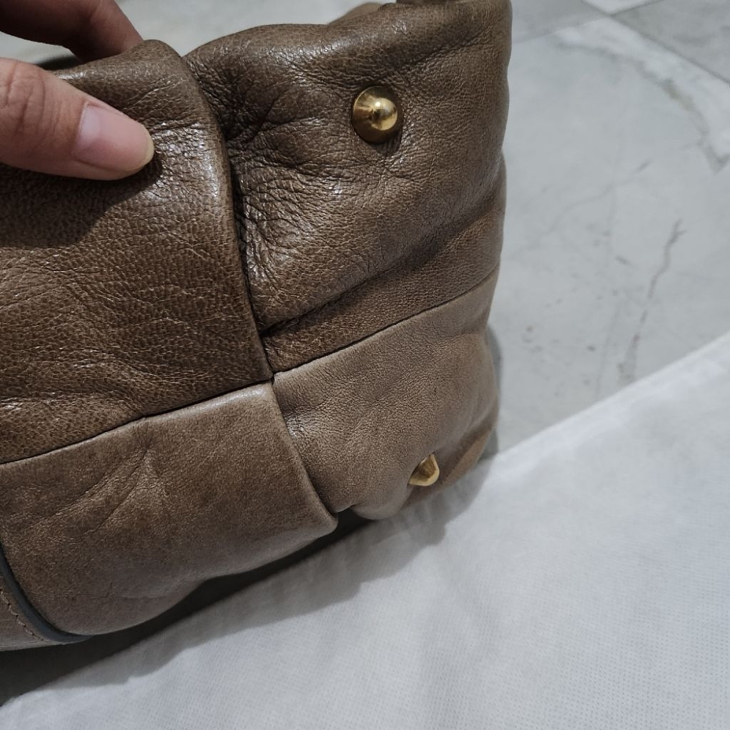 Authentic Chloe Heloise Braided Beige Bag