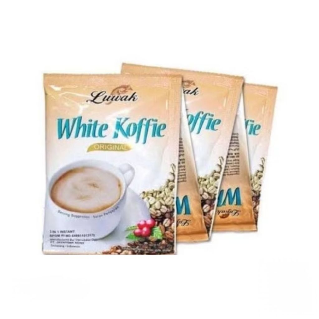 

Luwak White Coffe Original 1 renceng isi 10pcs