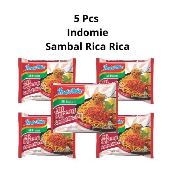 

5 Pcs Indomie Goreng Sambal Rica Rica