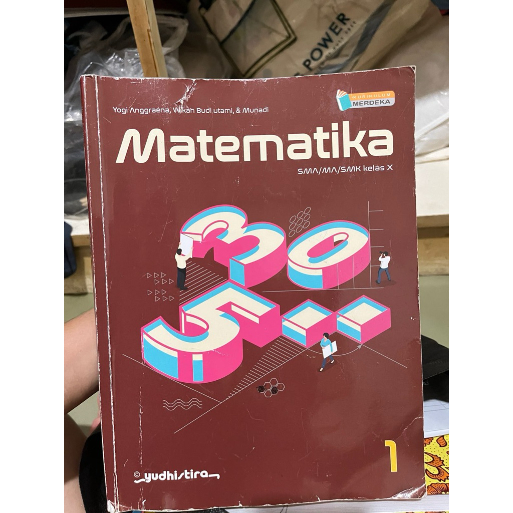 buku paket matematika kelas 10 Yudhistira