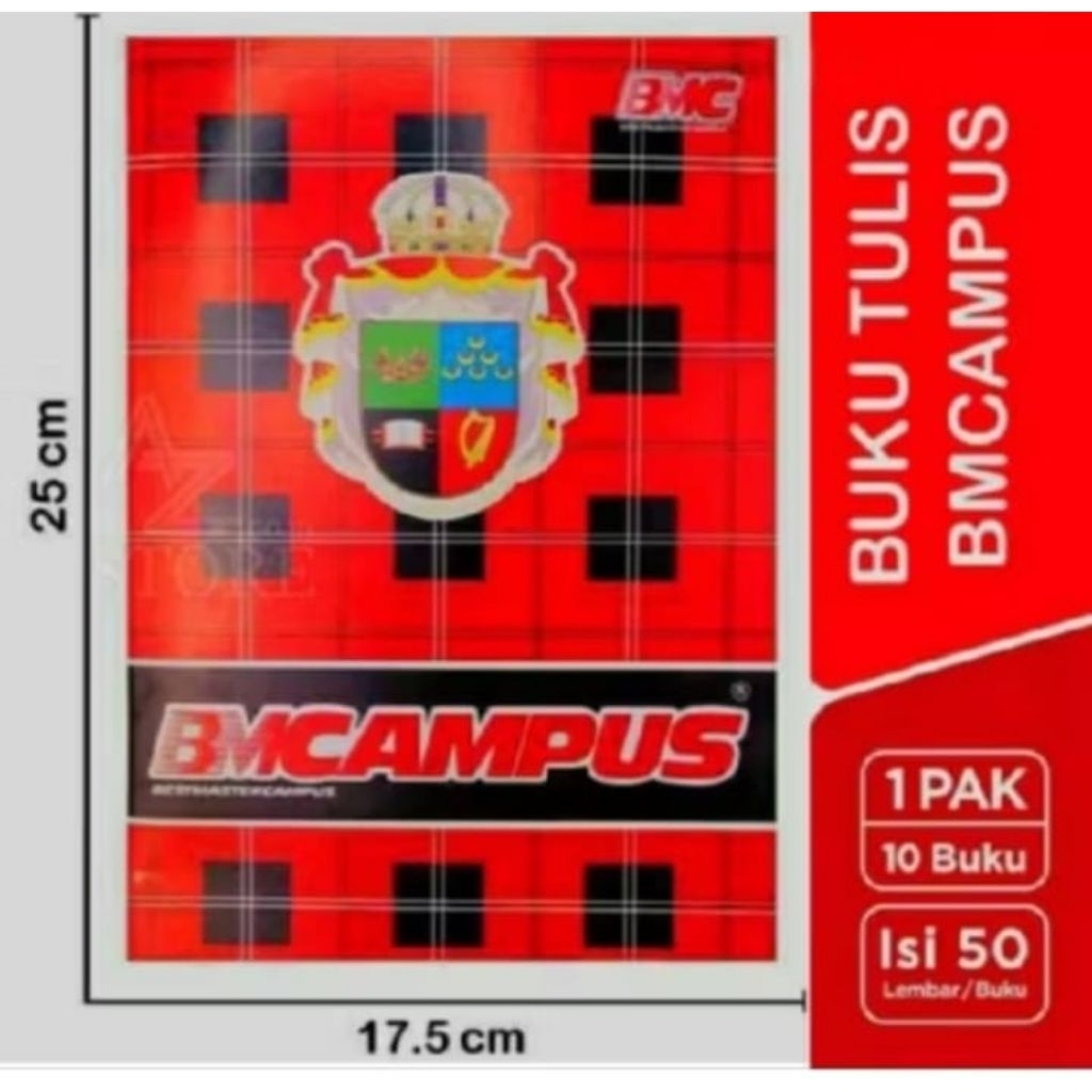 

BUKU CAMPUS/Buku Maxy isi 50lembar,Campus Skolah,Campus BMC,CampussintaroLocomotif(1 pak:10buku)