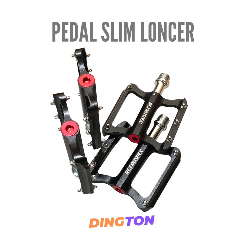 Pedal sepeda bearing loncer Roadbike/MTB/Folding