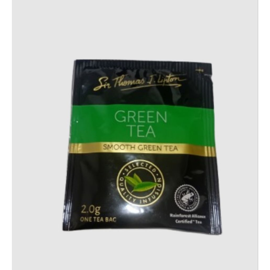 

Sir Thomas J Lipton Green Tea Sachet 1pc Kantong Teh Hijau Greentea Penurun Berat Badan Diet Pelangsing Matcha