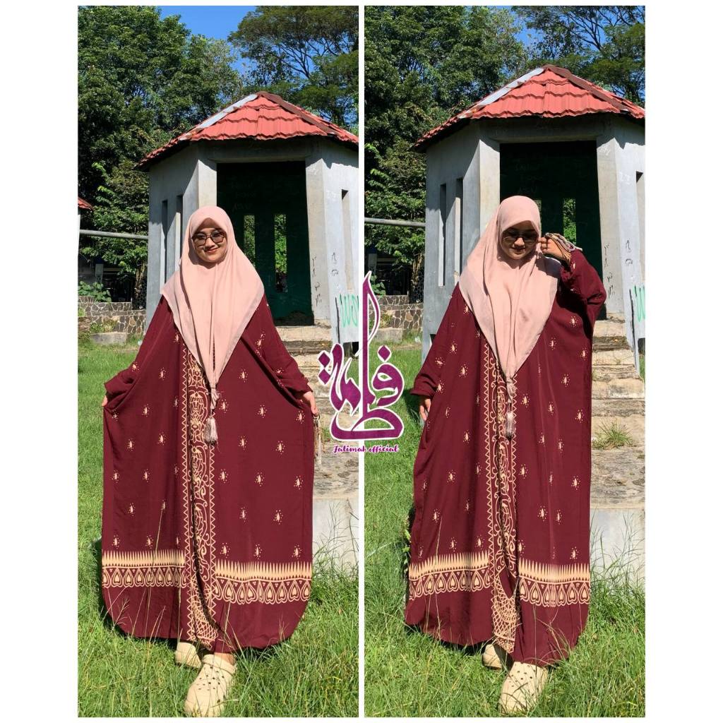 Gamis kaftan Cundani Terbaru Kaftan abaya Lengan Panjang busui Resleting Jumbo Kaftan Daster
