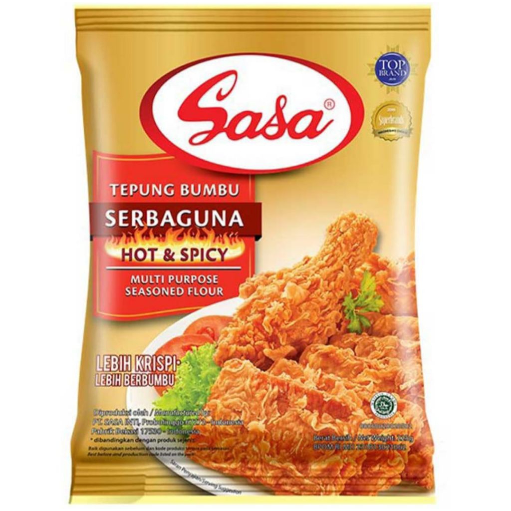 

[x10] Sasa Tepung Bumbu Serbaguna Hot & Spicy 210g