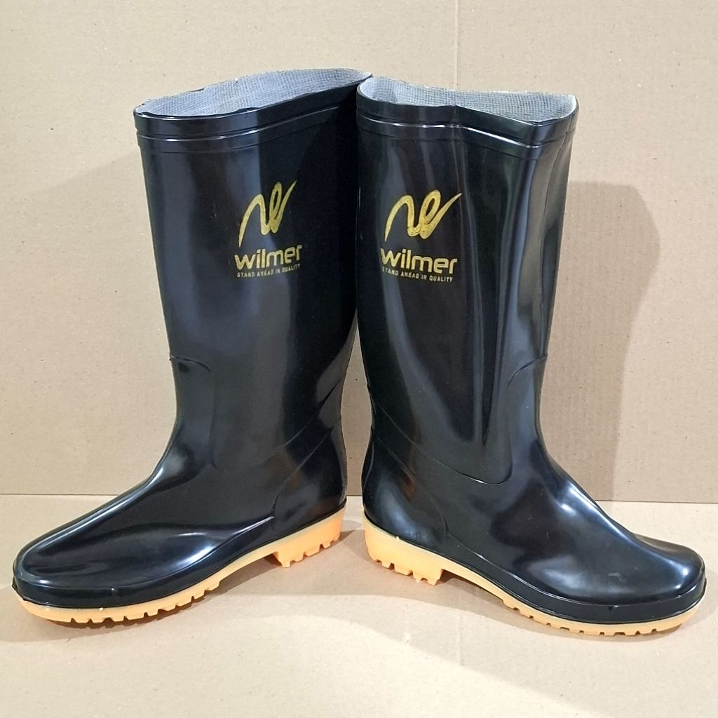 Sepatu Boot Karet Panjang WILMER Size 38-44 Sepatu Boot Pria & Wanita, Sepatu Boot Proyek, Sepatu Bo