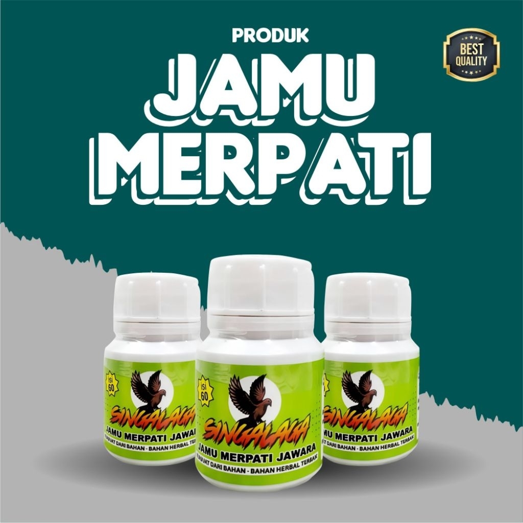 𝗝𝗔𝗠𝗨 𝗠𝗘𝗥𝗣𝗔𝗧𝗜 𝗝𝗔𝗪𝗔𝗥𝗔 , Pil Jamu Merpati Kolongan Balap Terbaik 𝗦𝗜𝗡𝗚𝗔𝗟𝗔𝗚𝗔 (Paket 2 Botol)