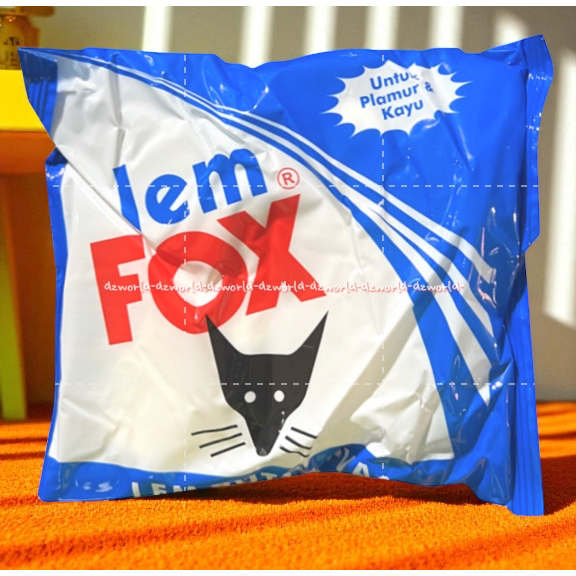 

Fox 350gr Untuk Plamur & Kayu Untuk Polesan Lem Tembok Kayu Glue Wood Fox’s Glue Gel Kemasan Refill Pouch Plastik