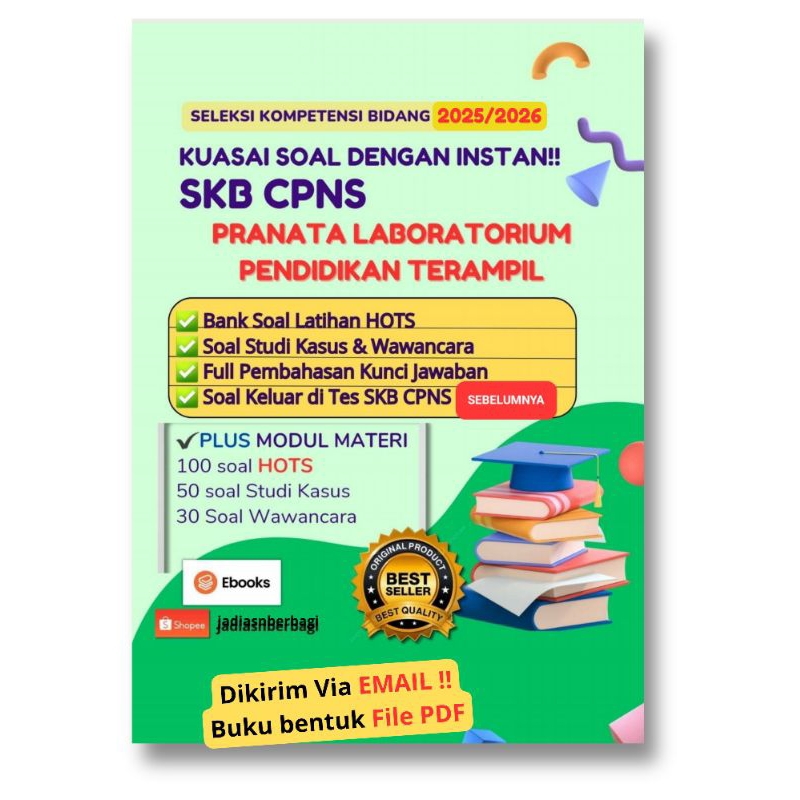Buku soal skb cpns pranata laboratorium pendidikan terampil 100 persen akurat