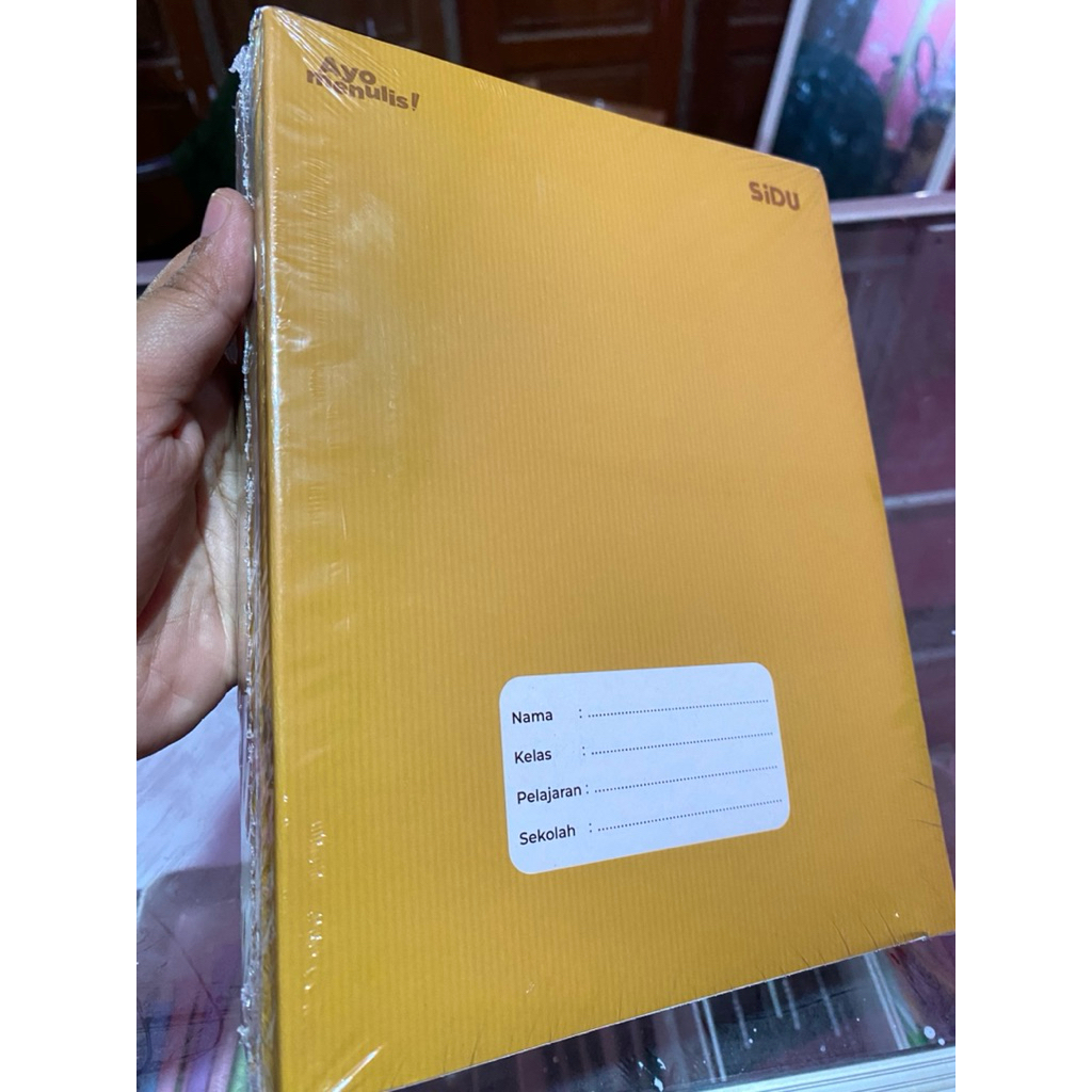 

BUKU SIDU SAMPUL COKLAT 1pack isi 10pcs | 1 Buku 40 lembar | Buku sidu murah | buku sampul coklat sidu