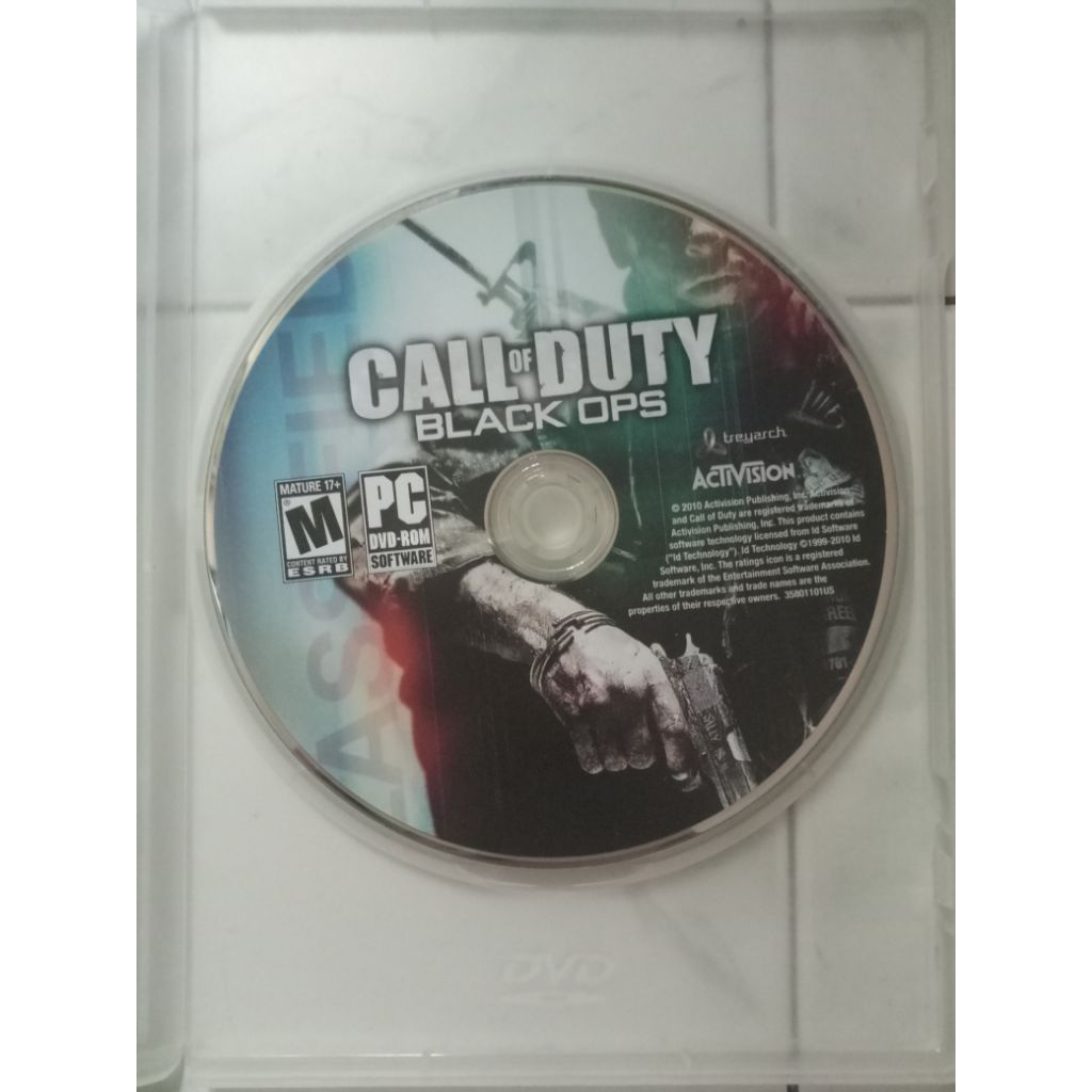 DVD kaset game ori Game PC Treyarch Activision Call of Duty Black ops (hanya disc)