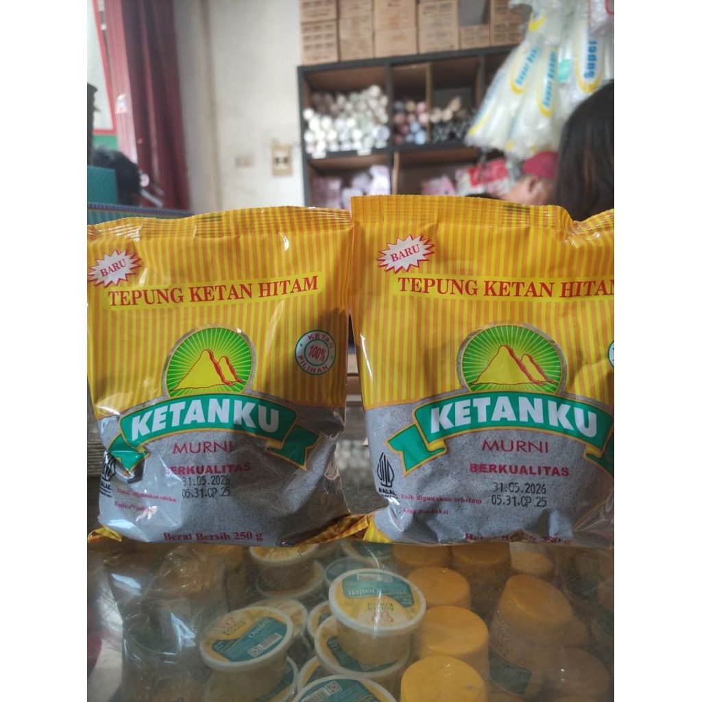 

Tepung ketan hitam merek ketanku kemasan 250gr