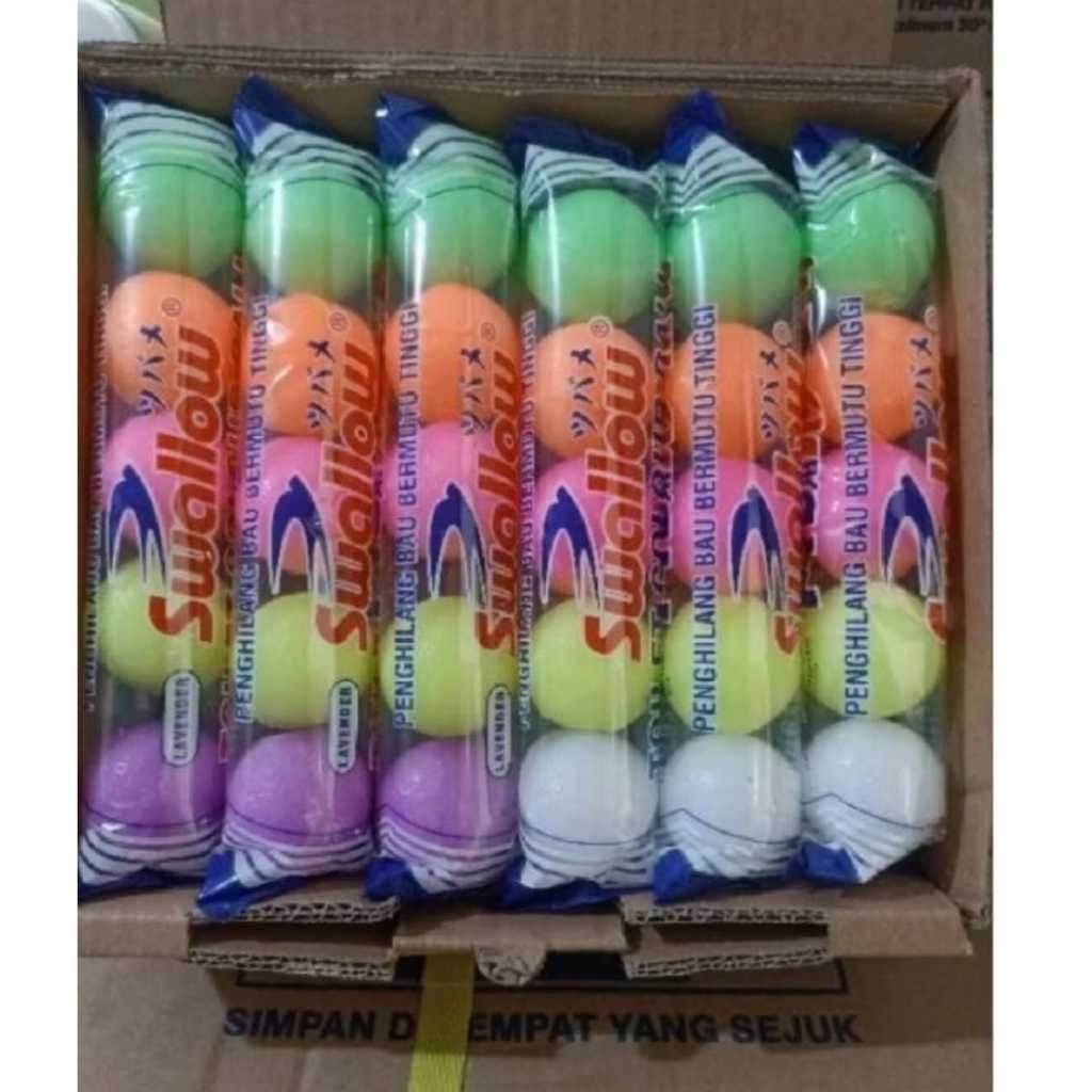 Swallow Kamper Pengharum Toilet Colour Ball Isi 5