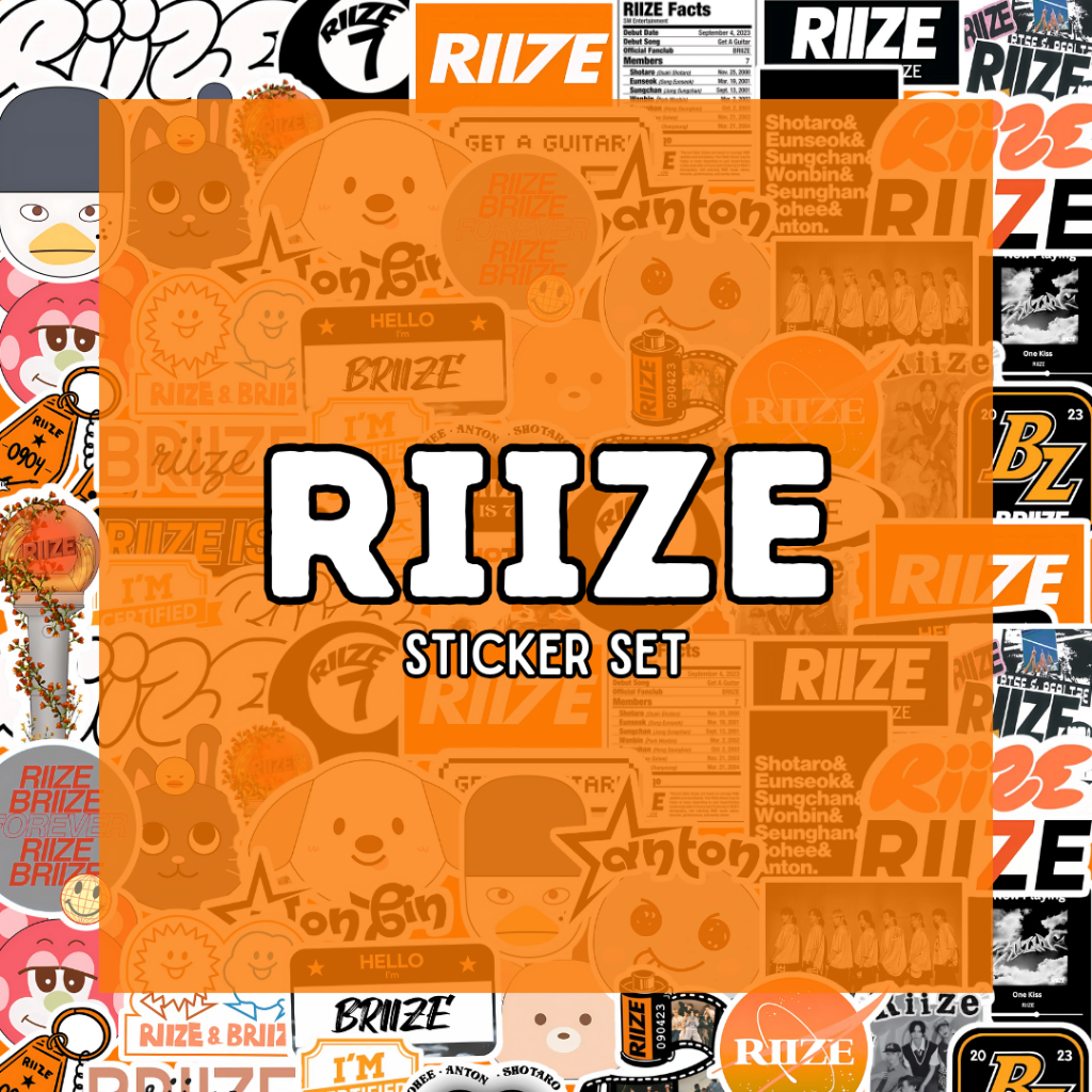 

Sticker Riize | Sticker Briize | Sticker Aesthetic / Sticker Anti Air / Sticker Vinyl / Sticker Die Cut / Sticker Kpop / Sticker Cute