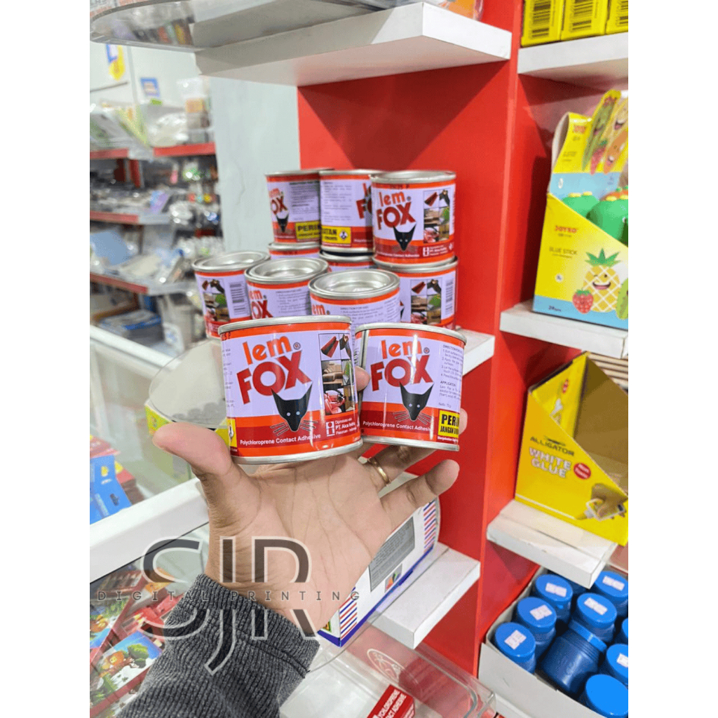 

Lem Fox Kaleng 70gr Kuning / Lem Fox Kuning / Lem Kucing / Lem Fox