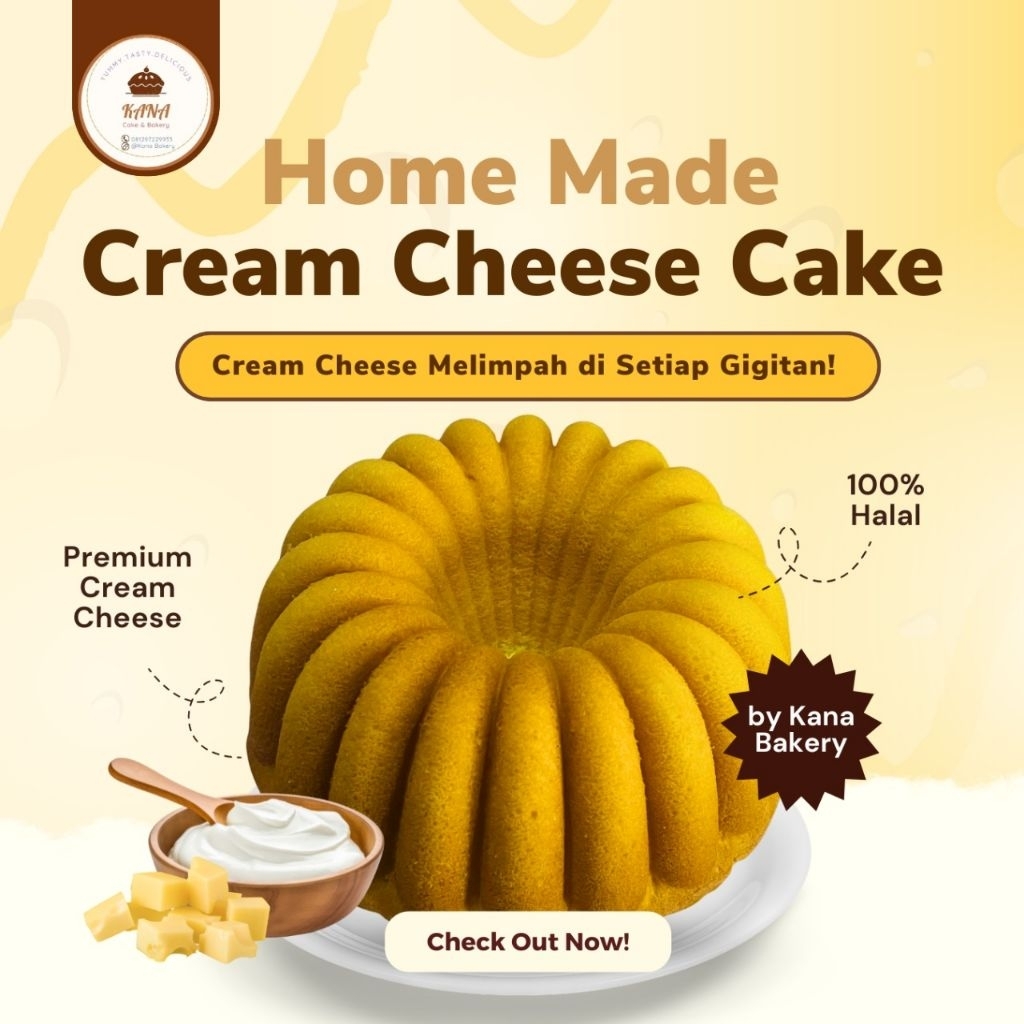 

Cake Bolu Jadul Creamy By Kana Bakery