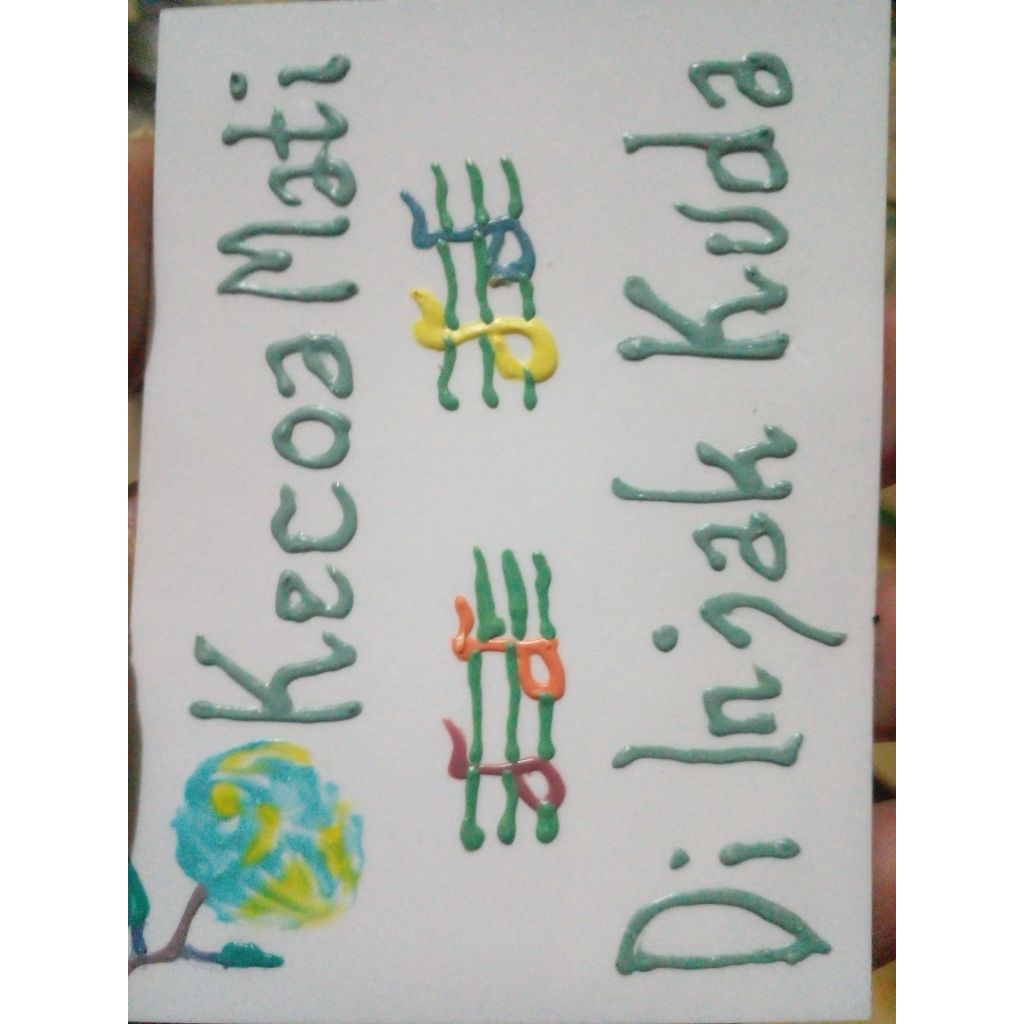 

British Sticker Timbul : Kecoa Mati Di Injak Kuda