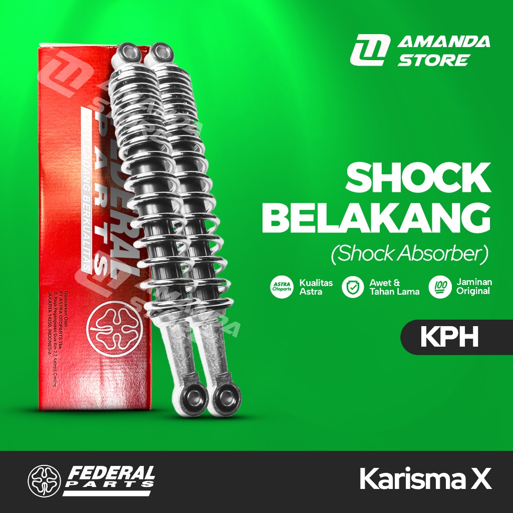 SHOCK SOK Belakang Karisma (KPH) Original Federal Parts